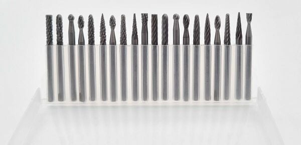 NEXON 20 Parça Elmas - Karbür Kalıpçı Freze Ucu Ahşap - Metal (3 mm Saplı)