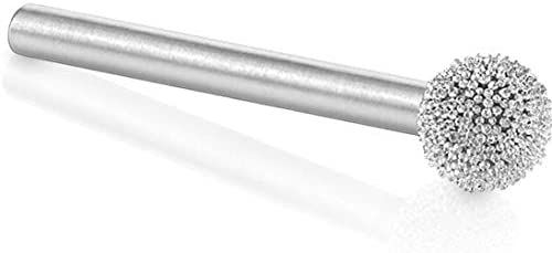 KUTZALL S-14-E Kalın Diş Yuvarlak Top Törpü (3.1 mm Sap)