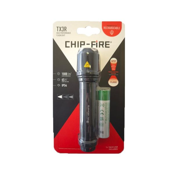 LEDLENSER Chip Fire TX3R Şarj Edilebilir El Feneri (502033)