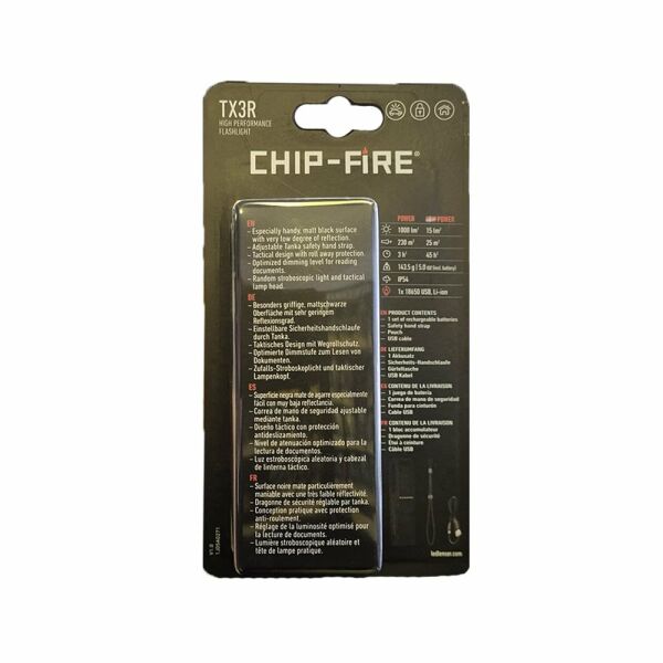 LEDLENSER Chip Fire TX3R Şarj Edilebilir El Feneri (502033)