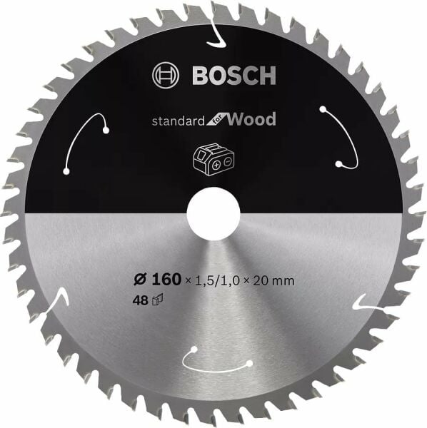 BOSCH 160x20x1,5 mm 48 Diş PRO Wood Ahşap Elmas Daire Testere Bıçağı