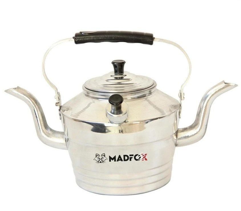 MADFOX Çift Taraflı Alüminyum Çaydanlık N°22 Süzgeçli Demlik