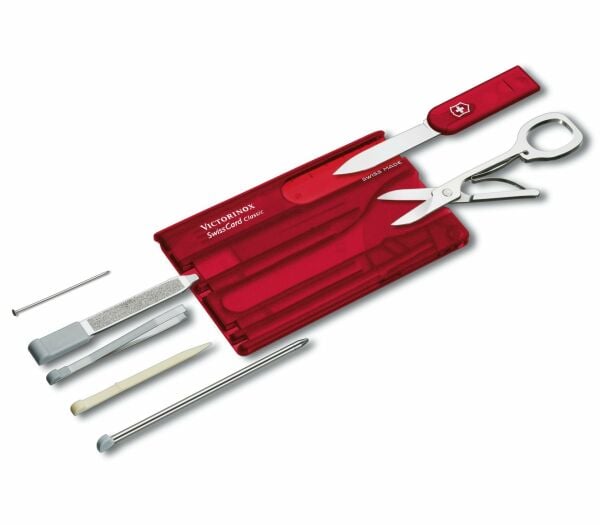 VICTORINOX 0.7100.T Swisscard Classic Ruby Kart Çakı