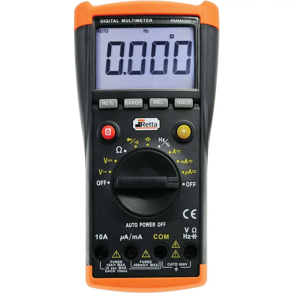 Retta Ac/DC Dijital Multimetre Aydınlatmalı - RMM6000