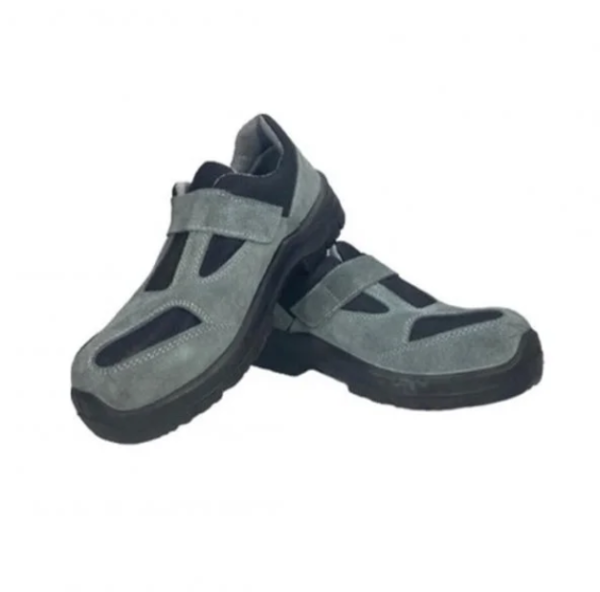 Çarık S1 İşçi Ayakkabısı Süet Cırtlı No:43