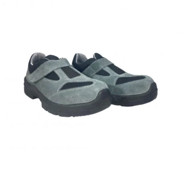 Çarık S1 İşçi Ayakkabısı Süet Cırtlı No:41