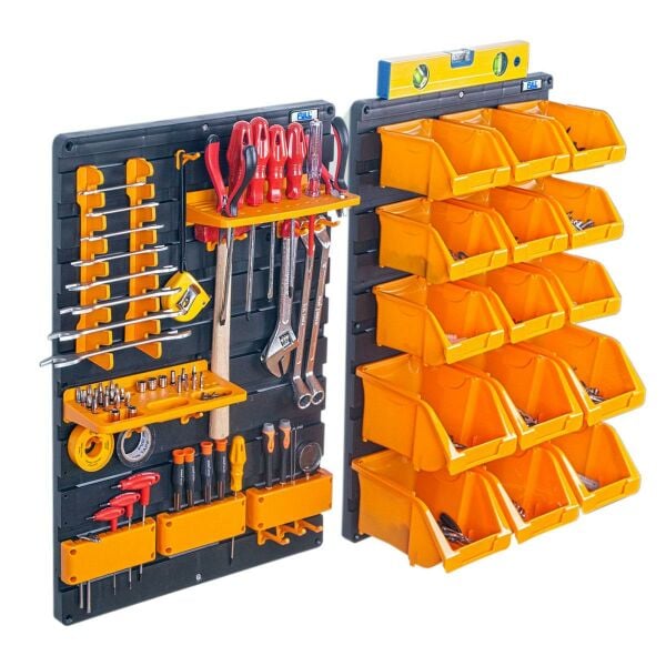 FULL DPS35 Duvar Panel Seti, Avadanlık Askı - 35 Parça