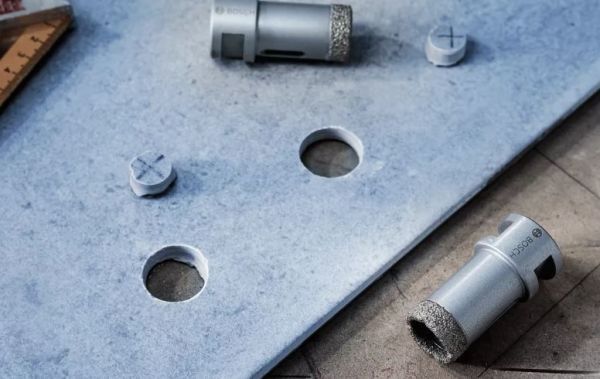 BOSCH Dry Speed Elmas Delik Açma Panç - Taşlama ve X-Locklar - M14 (Ölçü Seçiniz)