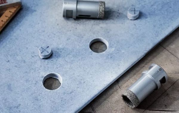 BOSCH Dry Speed Elmas Delik Açma Panç - Taşlama ve X-Locklar - M14 (Ölçü Seçiniz)