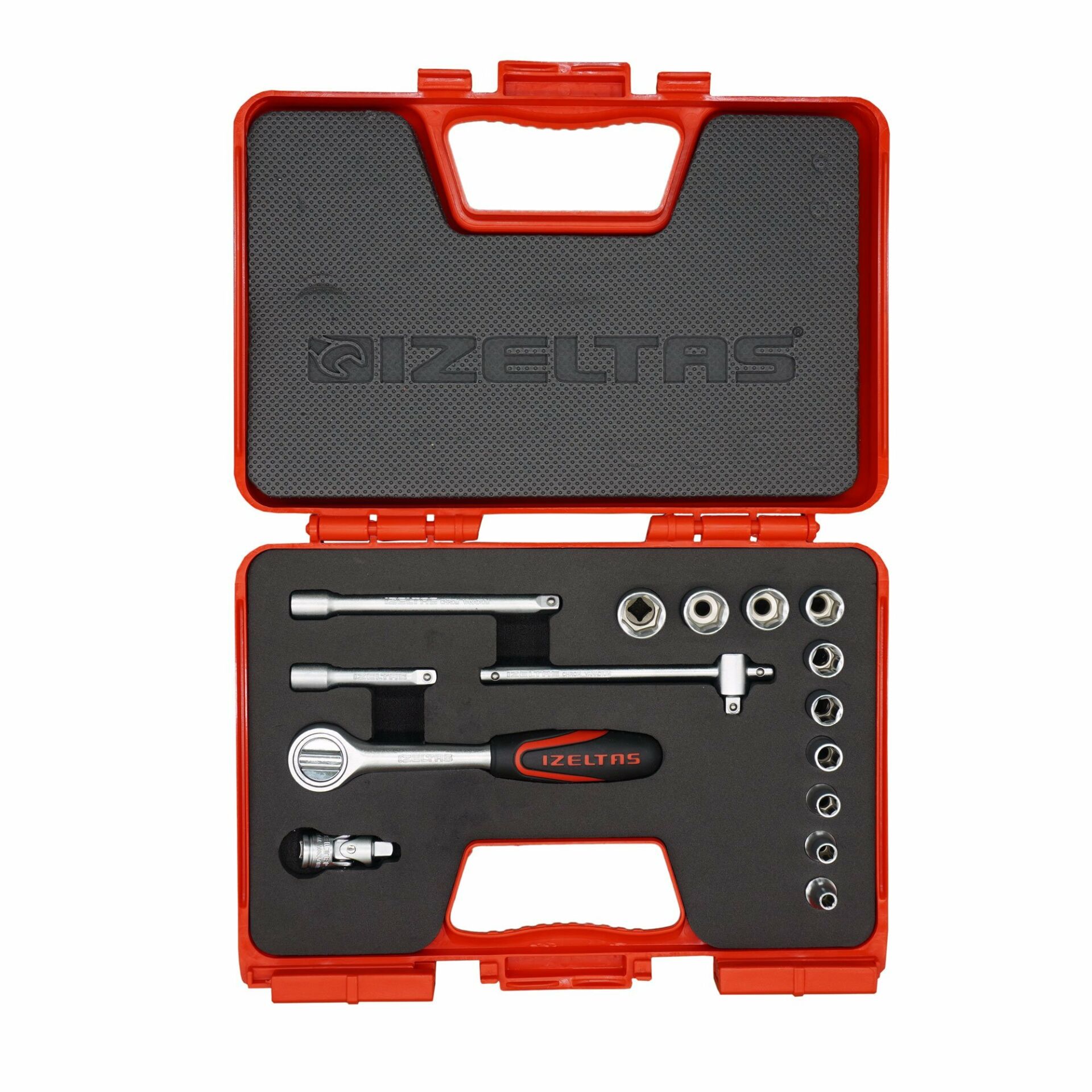 İzeltaş- 1/4'' Altı Köşe Lokma Anahtar Takımı 15 Parça