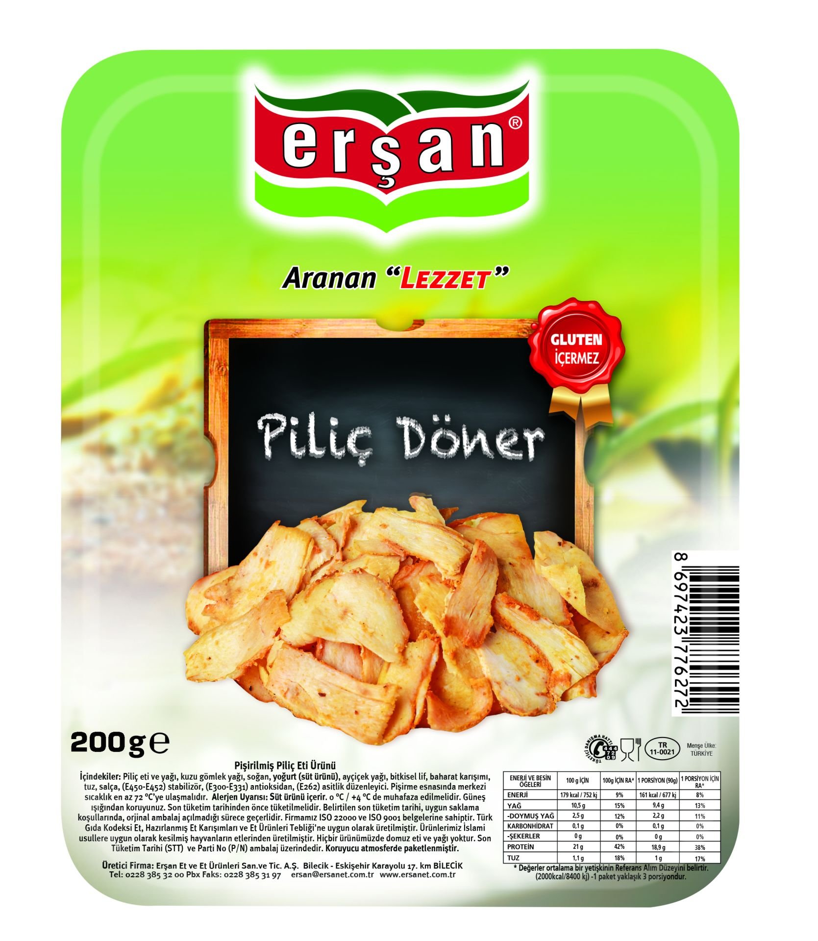 Pi̇şmi̇ş Pi̇li̇ç Yaprak Döner 200 Gr