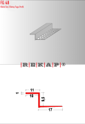 |FG48| Fuga Profil 3 metre/ 50 adet (10mm Z ) Ral 9016