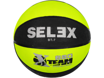 SELEX BT-7 Neon Basketbol Topu (Sarı-Siyah)