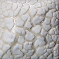 SW403 White Mudcrack Stoneware Sır