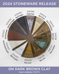 EG004 Mayco Stoneware Dark Brown Engobe