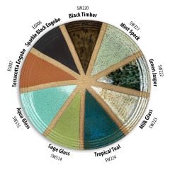 SW222 Green Jasper Stoneware Sır