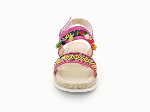 Kız Çocuk Kilim Desenli Sandalet 583 (21-25 Numara Aralığı)