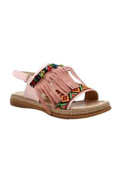 Kız Çocuk Püsküllü Kilim Desenli Sandalet 921.18Y.729 F. SANDALET