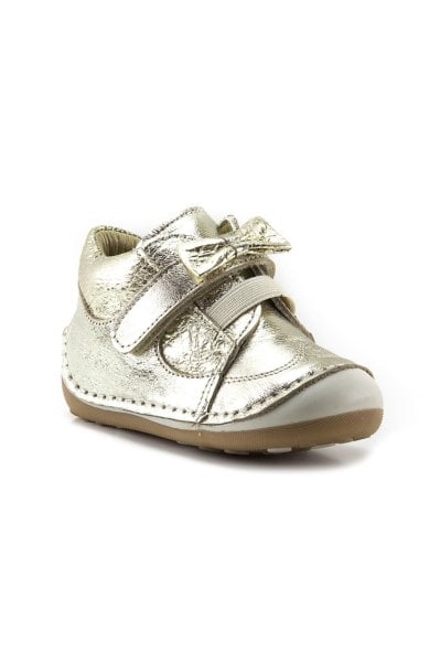 Kız Çocuk Parlak Fiyonklu İlk Adım Ayakkabı 19K1B 8048