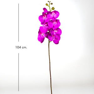 Yapay Orkide Gerçek Dokunuş Mor 104 Cm.