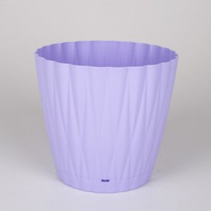 Veramaya Plastik İstiridye Saksı No:4 Lila 5,5 Litre 22x20 Cm