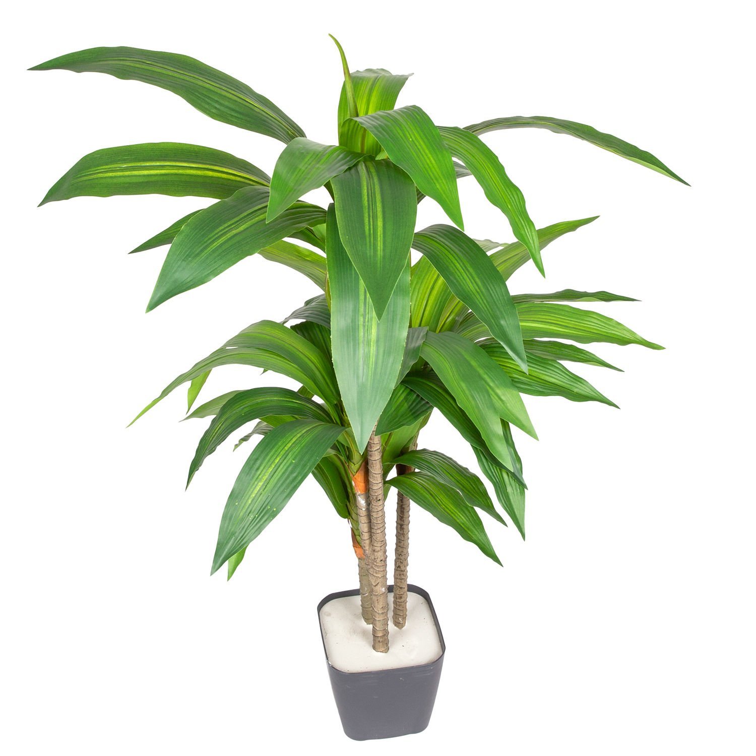 Yapay Dracena Gerçek Dokulu Yeşil 90 Cm.