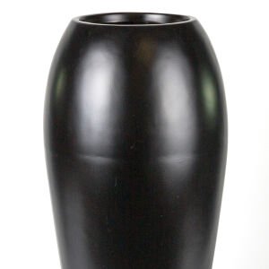 Saksı Vasso Düz Siyah 30x70 Cm.
