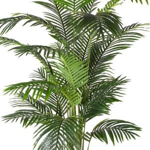 Yapay Ağaç Areka Palmiye Gerçek Dokulu 20 Yaprak Yeşil 190 Cm.