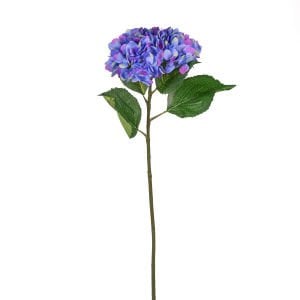 Yapay Çiçek Ortanca Tek Dal Büyük Boy Mavi 78 Cm.