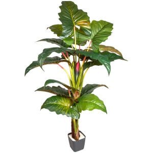 Yapay Alocasia - Fil Kulağı Ağacı 16 Yaprak 230 Cm.