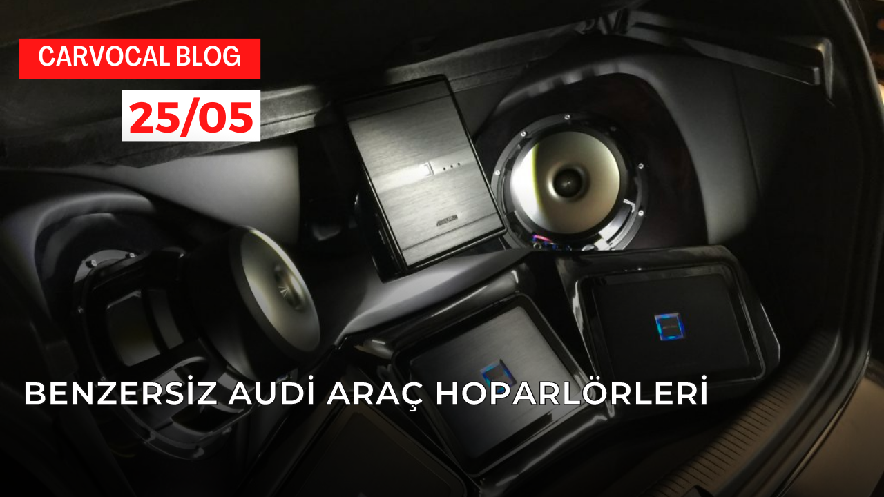 Benzersiz Audi Araç Hoparlörleri