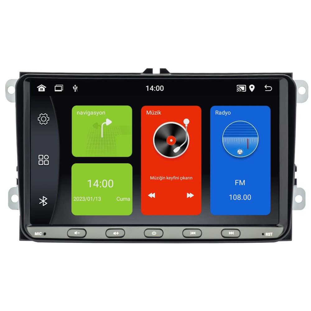 Volkswagen Scirocco Android Multimedya Sistemi (2009-2019) CRV-4580XDA