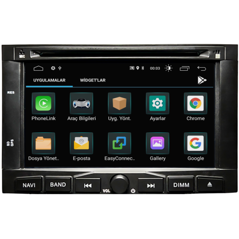 Peugeot 207 Android  Multimedya Sistemi (2006-2012)