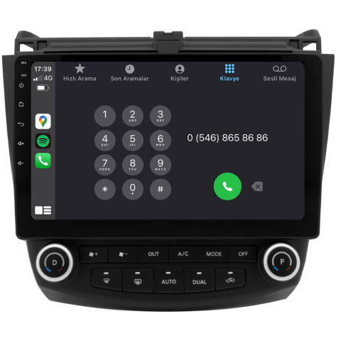 Honda Accord Android Multimedya Sistemi (2003-2008)