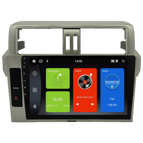 Toyota Prado Android Multimedya Sistemi (2014-2019) CRV-4555XDA