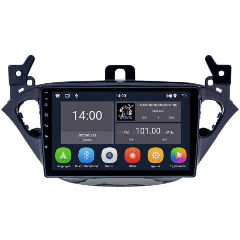 Opel Corsa E Android Multimedya Sistemi (2015-2019) CRV-4403XD