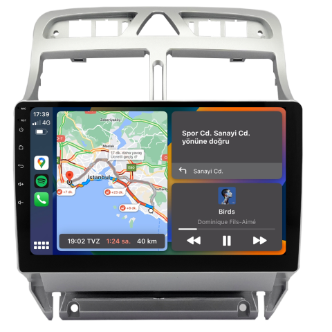 Peugeot 307 Android Multimedya Sistemi (2001-2008)