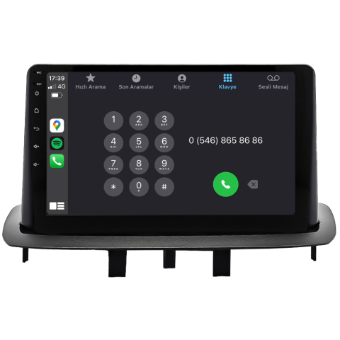 Renault Fluence Android Multimedya Sistemi (2010-2015)