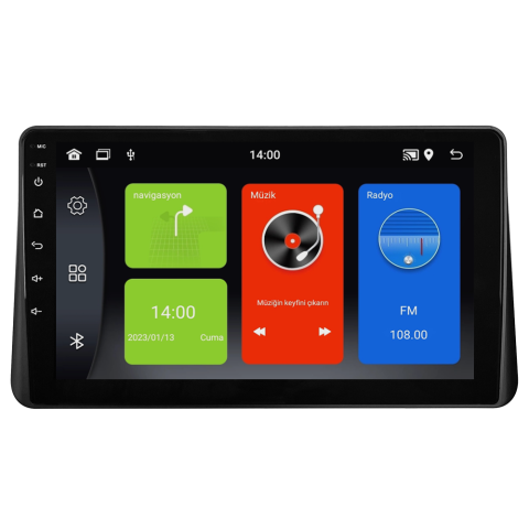 Ford Courier Android Multimedya Sistemi (2013-2024) CRV-4112XDA