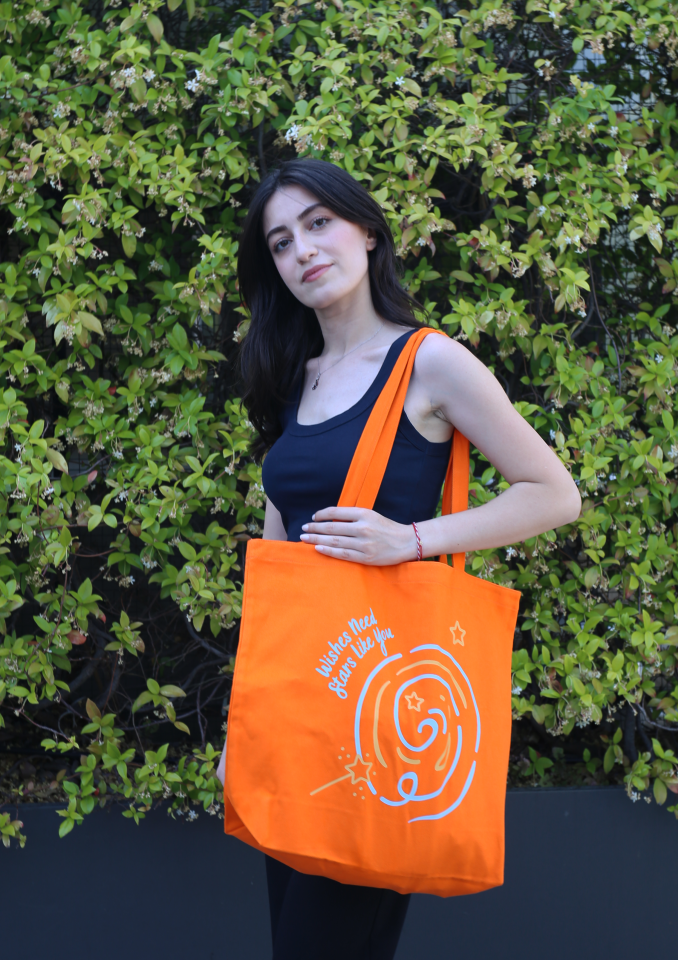 Stars Orange Çanta