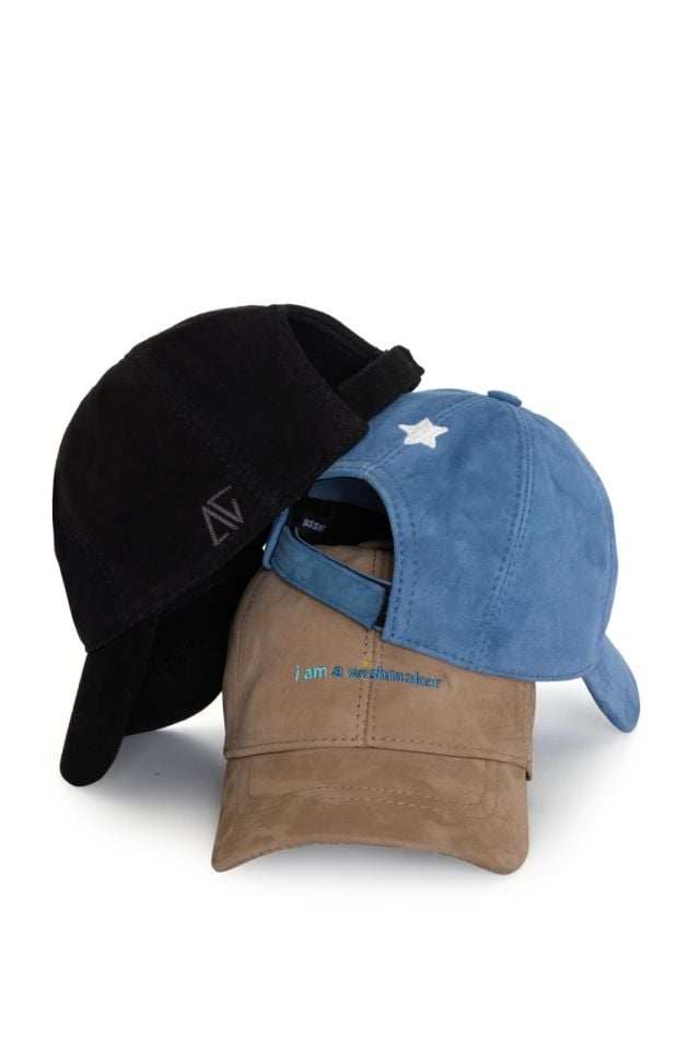 Bassigue Hope Starts With You Süet Deri Şapka