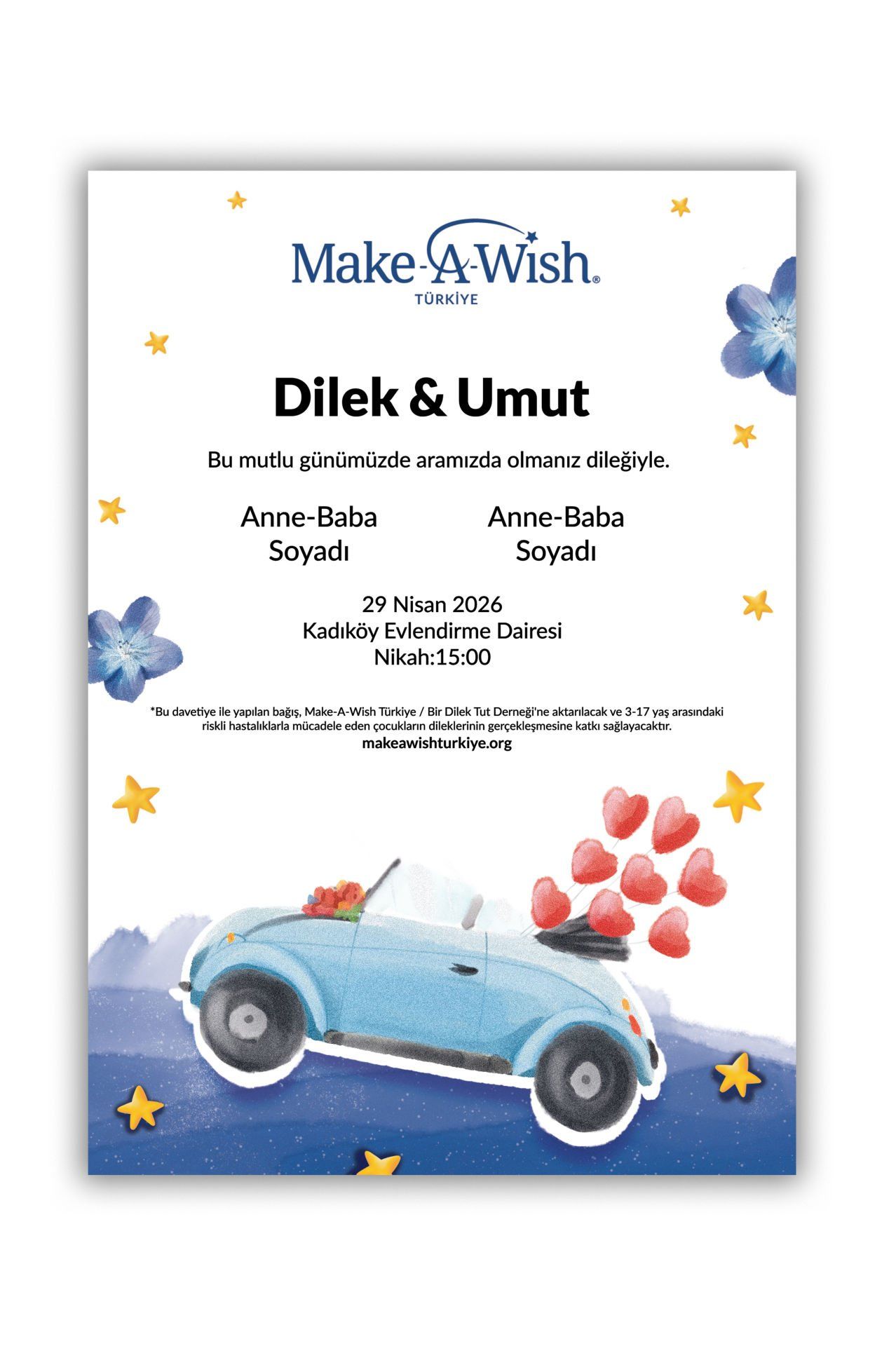 Sevgi Durağı - Özel Gün Davetiye