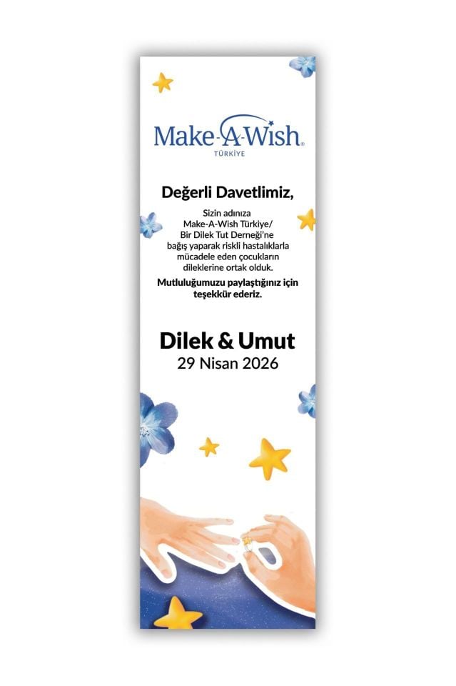 Birlikte Bir Dilek - Özel Gün Ayraç
