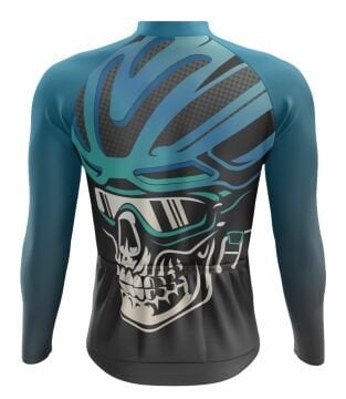 Freysport Skull Yazlık Uzun Kollu Bisiklet Forması