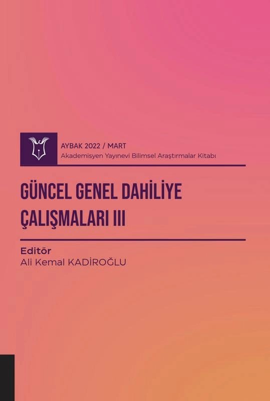 Güncel Genel Dahiliye Çalışmaları III ( AYBAK 2022 Mart )