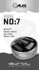 GMAX 6,35MM NO7 41GR BULLET HAVALI SAÇMA