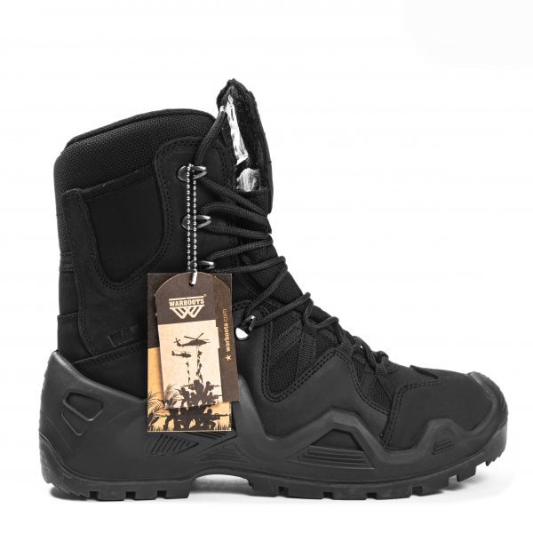 Warboots Siyah Nubuk Deri Waterproof Bot