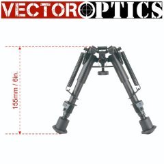 Vector Optics Karbon-Fiber Ekstra Hafif Ayarlanır Bipod Ayak