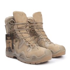 Warboots Bej Nubuk Deri Waterproof Bot