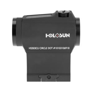 Holosun HS503CU Solar Multi-Reticle Red Dot (2 MOA & 65 MOA Circle)